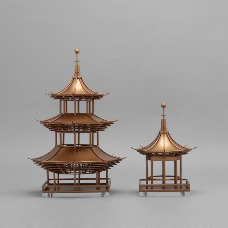 Modern Chinese Metal Ornament  - Art Craft Bar 评论和价格
