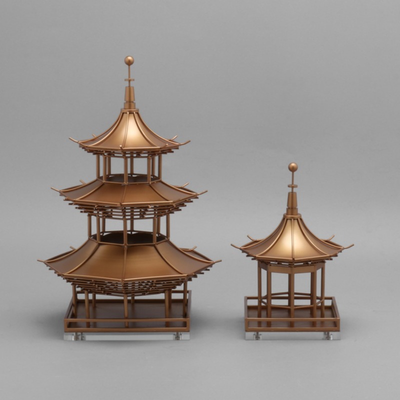 Modern Chinese Metal Ornament  - Art Craft Bar 评论和价格