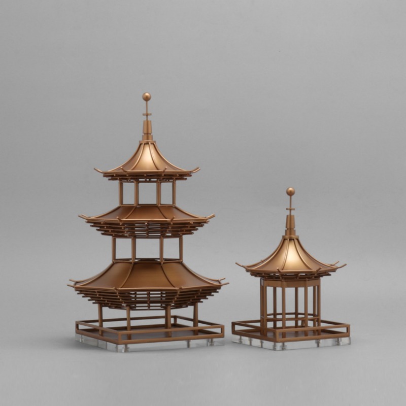 Modern Chinese Metal Ornament  - Art Craft Bar 评论和价格