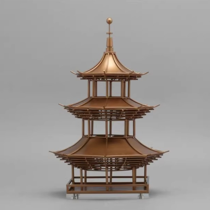 Modern Chinese Metal Ornament  - Art Craft Bar 评论和价格