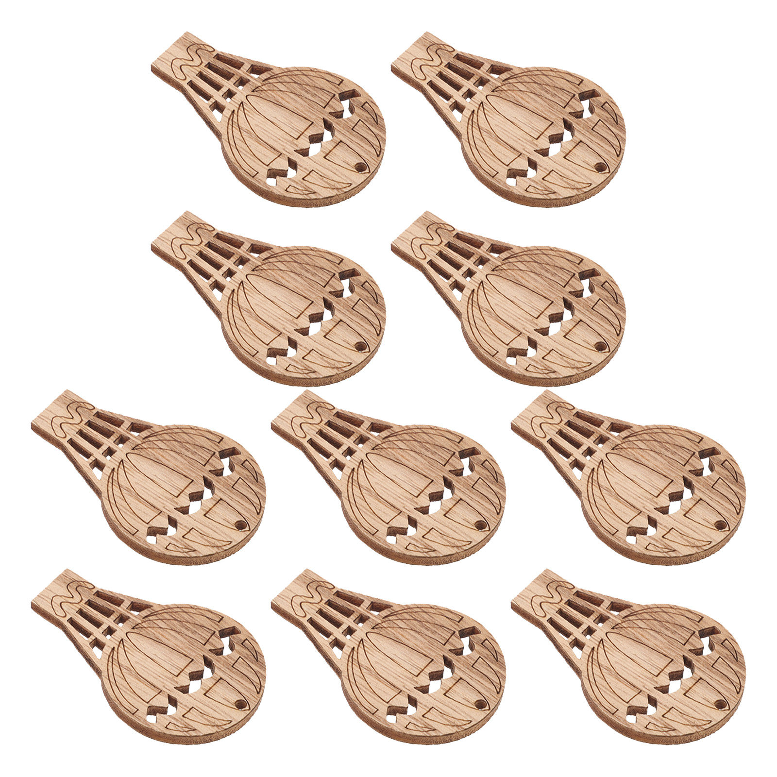 10Pcs Wooden Hot Air Balloon W - Art And Craft For Nursery 评论和价格