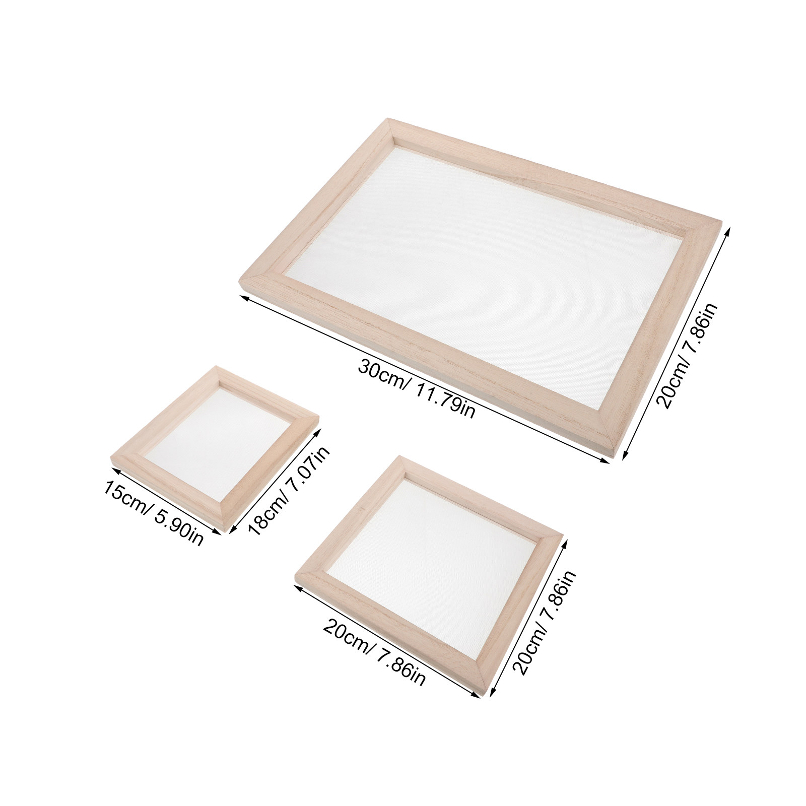3Pcs Paper Making Frame Kit Wo - Art Craft With Paper 评论和价格