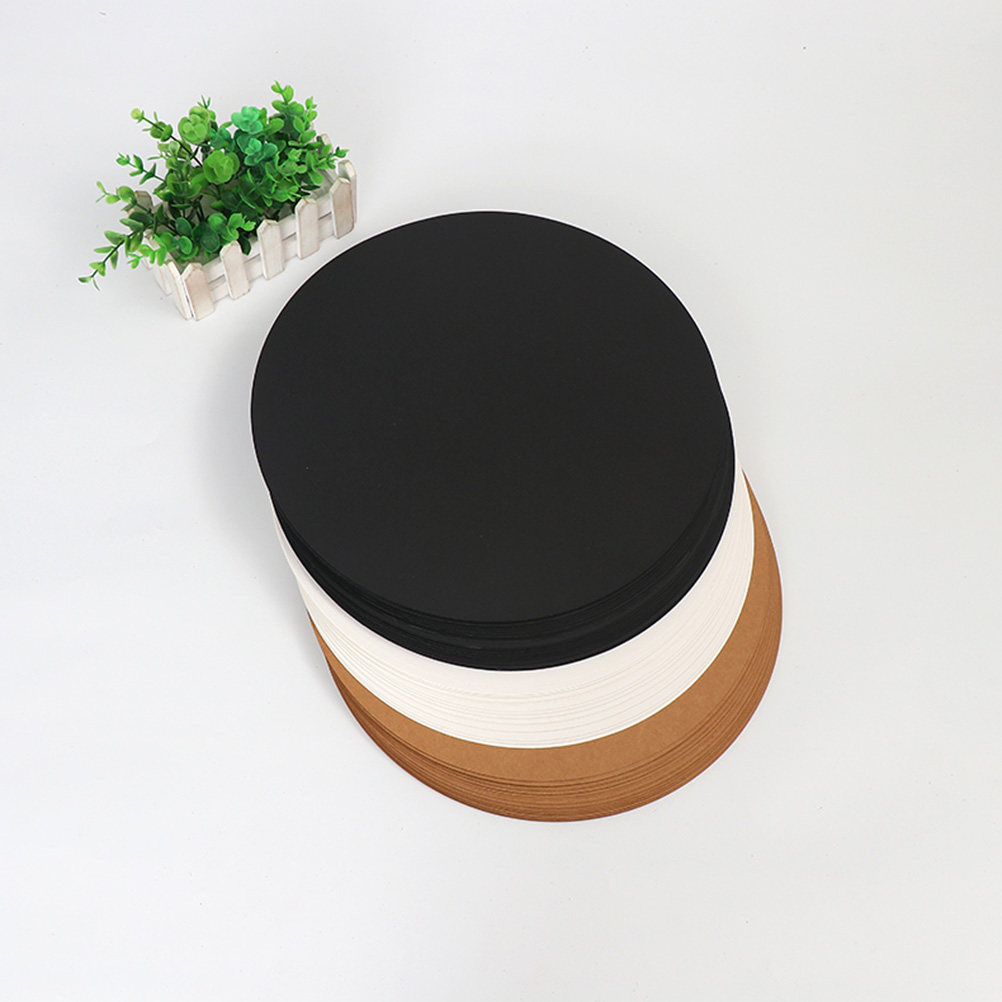 20Pcs Round Kraft Paper Smooth - Art Craft Cardboard 评论和价格